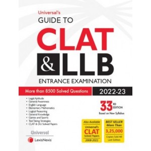 Universal's Guide to CLAT & LL.B Entrance Examination 2023 by Manish Arora | LexisNexis